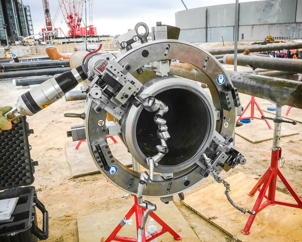 Split Frame Pipe Cutters and Bevelers